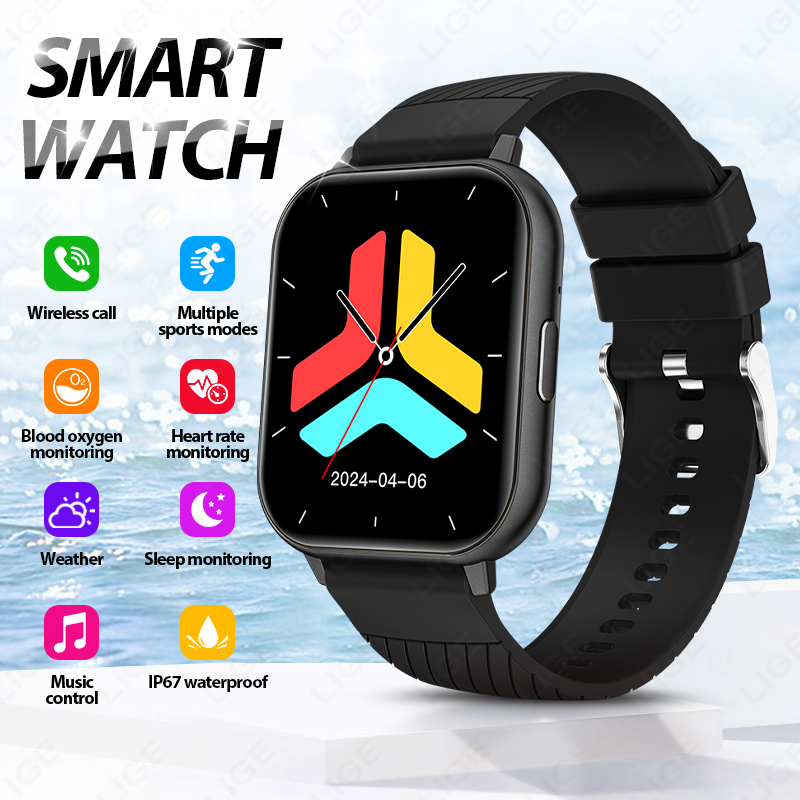 Smartwatch Faces - LIGE 2026 Novo Relógio Inteligente 1.83