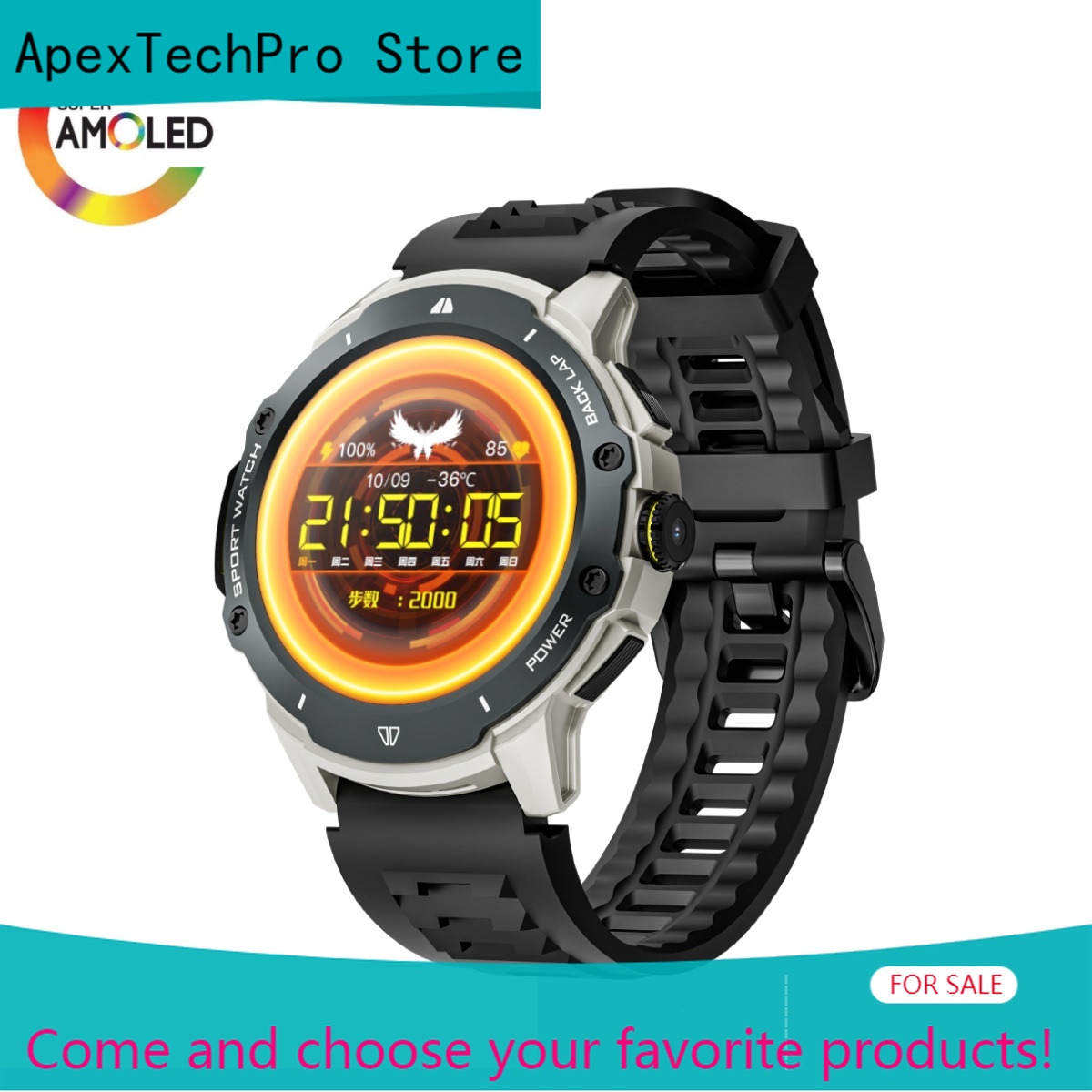 Smartwatch Store - Relógio Inteligente ApexTP8+128GB 1.43'' AMOLED com