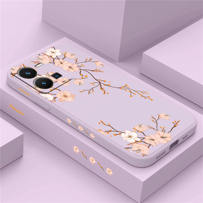 Vivo Y28 - Caso flor floral para vivo y93