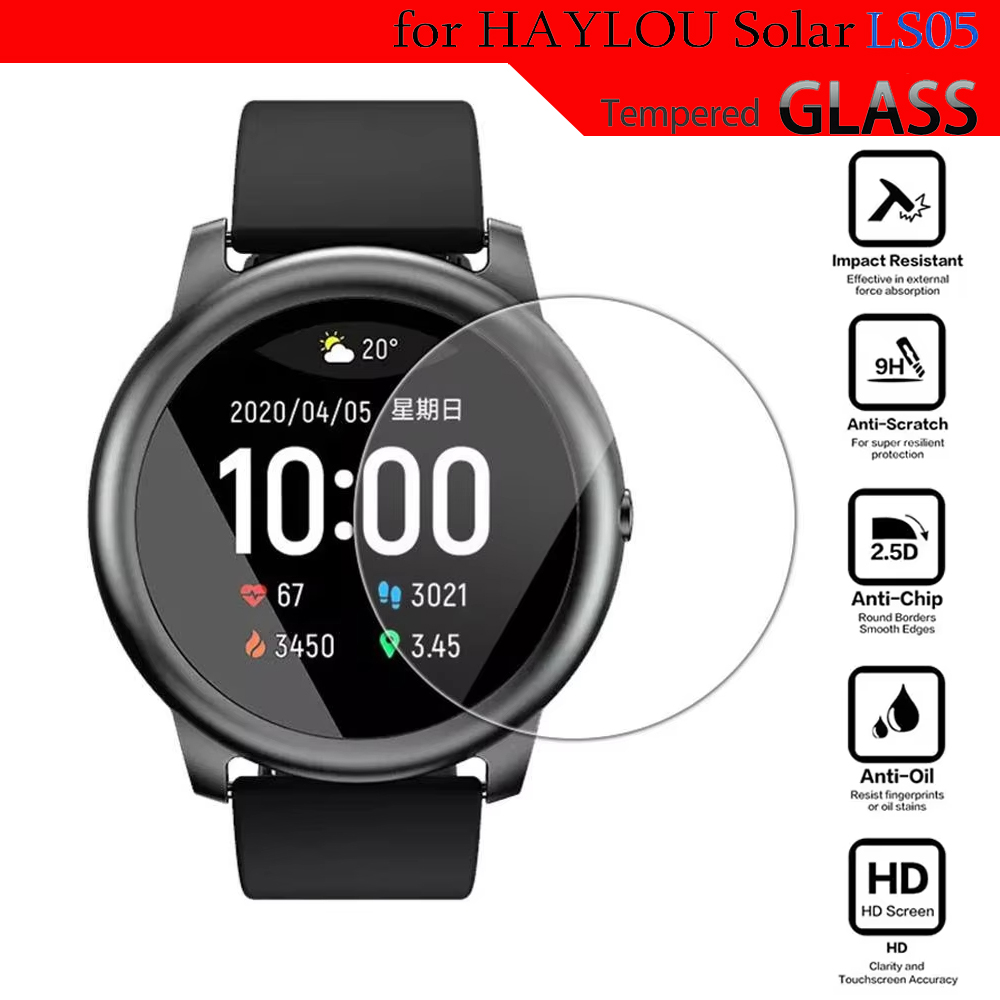 Smart Watch Accessories - Vidro temperado para haylou solar ls05,