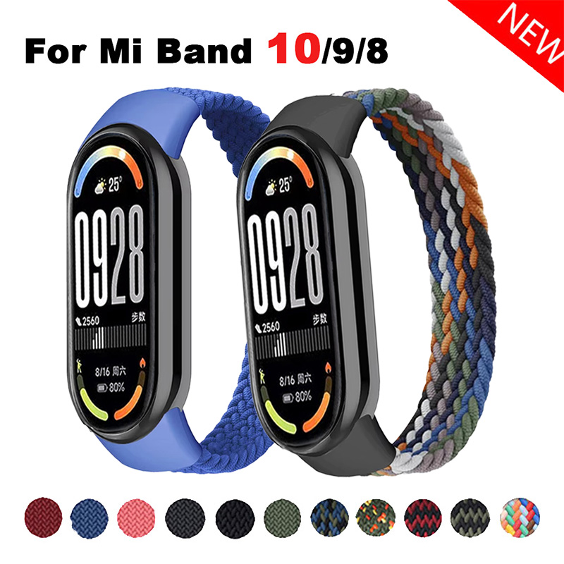 Solo Loop Strap - Pulseira solo trançada para xiaomi mi
