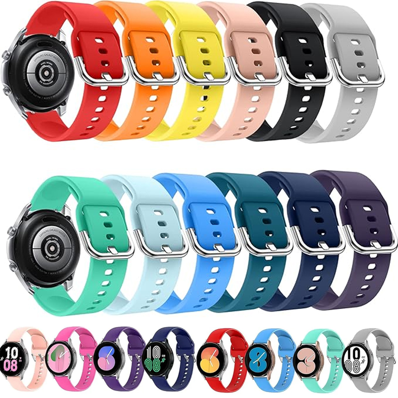 Titan Smartwatch Accessories - Pulseira de silicone esportiva de 20mm