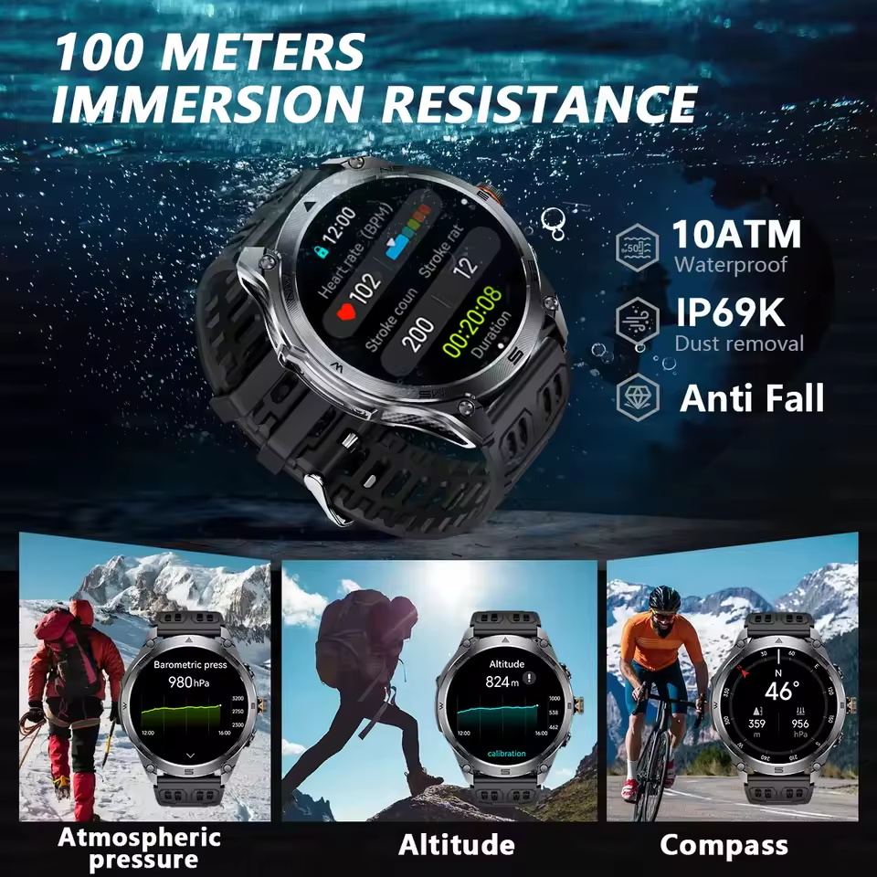 Novo T-Rex3 ultra 1000mah bate - Smartwatch Store avaliação e preço