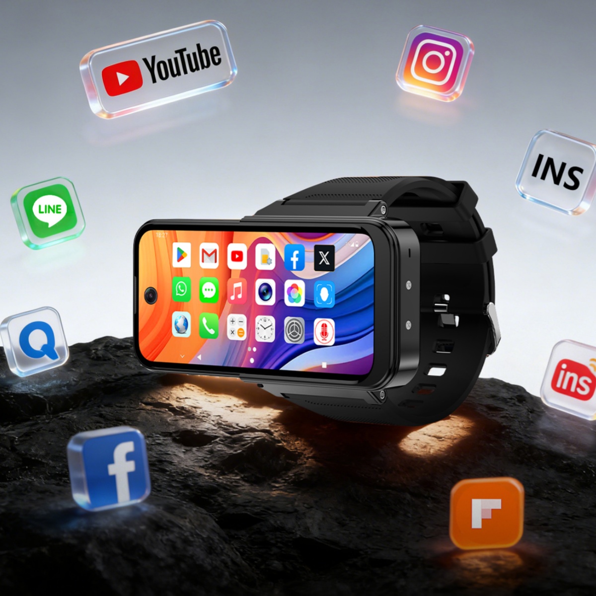 Smartwatch com Telefone, 8GB R - Smartwatch Faces avaliação e preço