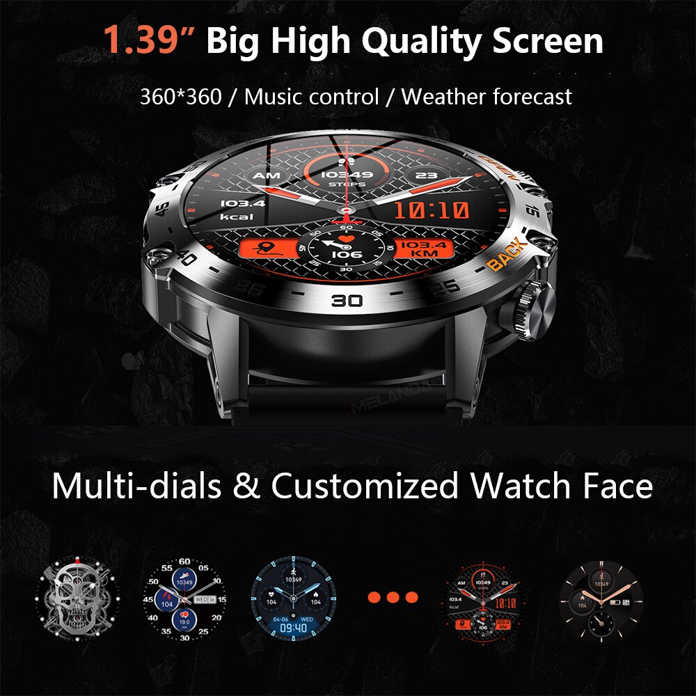 MEVADEN 1.39 polegadas Bluetoo - Smartwatch Faces avaliação e preço