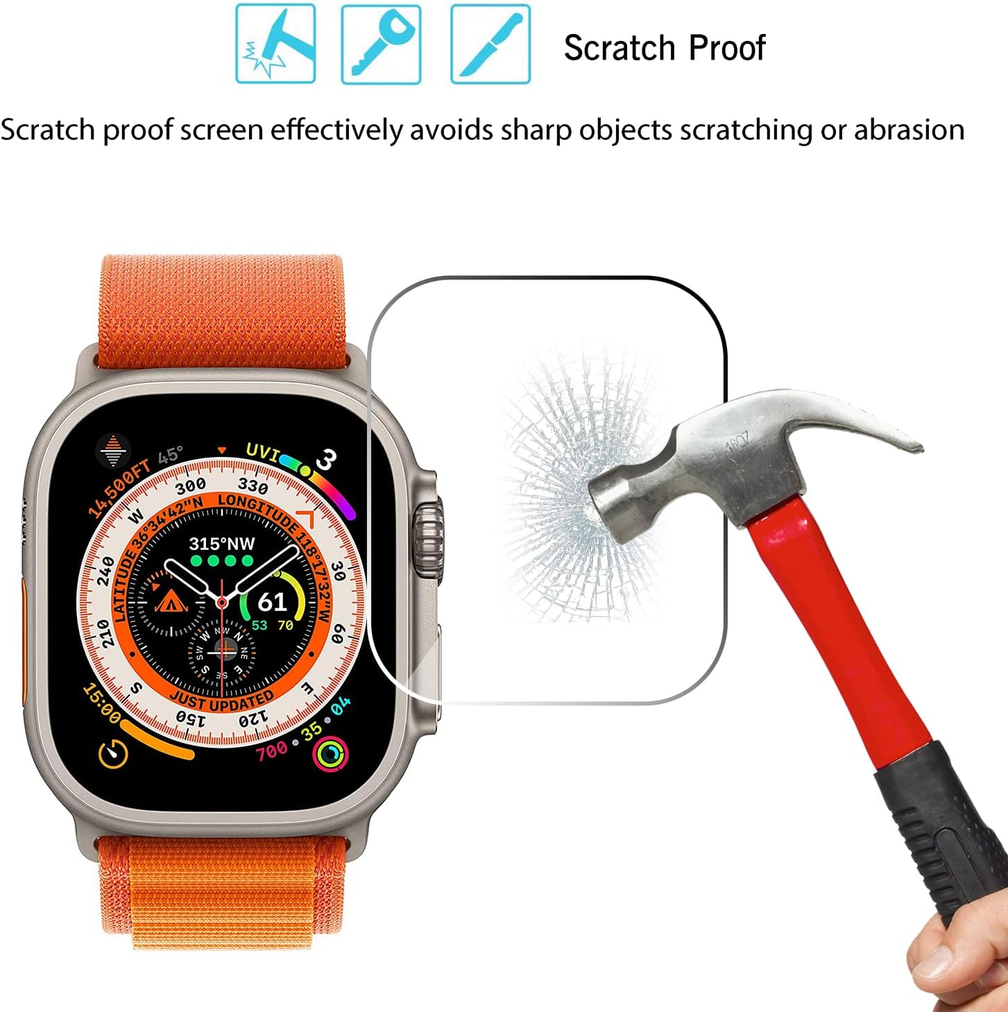 Vidro temperado para Apple Wat - Watch Case Bumper avaliação e preço