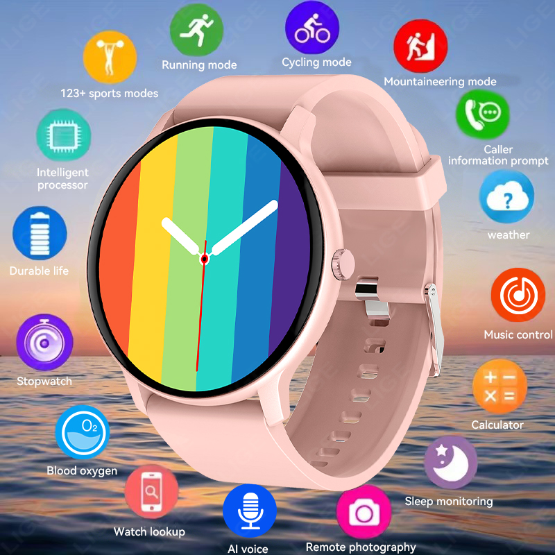 Relógio Inteligente LIGE 2026  - Smartwatch Faces avaliação e preço
