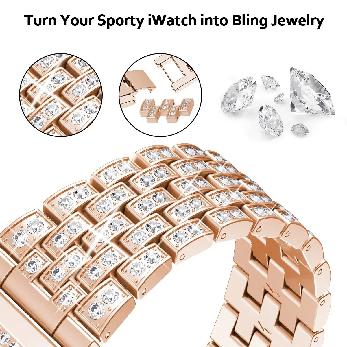 Pulseira de diamante para sams - Titan Smartwatch Accessories avaliação e preço