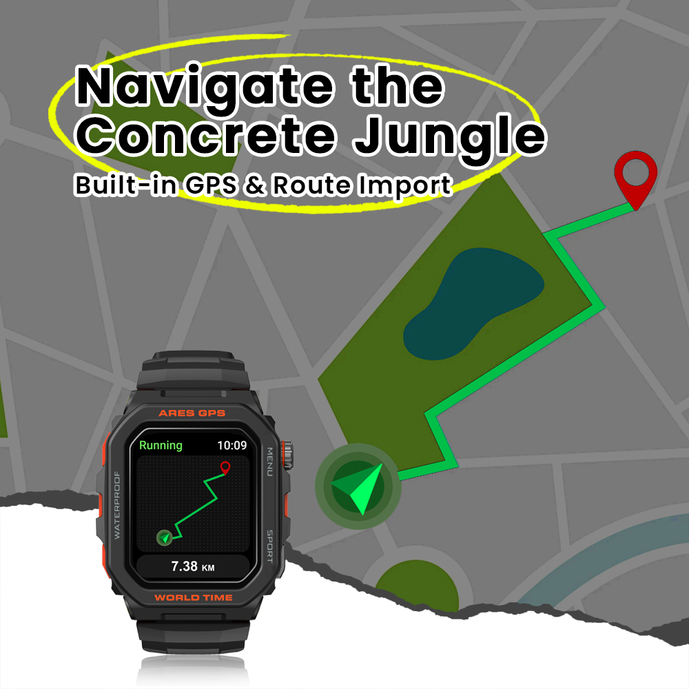 Novo zeblaze ares gps relógio  - Smartwatch Faces avaliação e preço