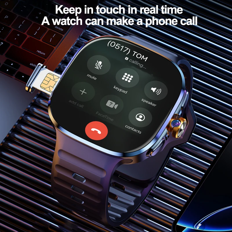 Nova tela grande smartwatch 4g - Android Smartwatch Accessories avaliação e preço